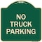 Signmission No Parking No Truck Parking Heavy-Gauge Aluminum Architectural Sign, 18" x 18", G-1818-23661 A-DES-G-1818-23661 - alternate 1
